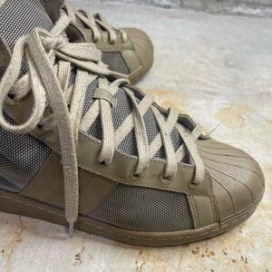 Adidas Superstar Jungle Boots Khaki and Black